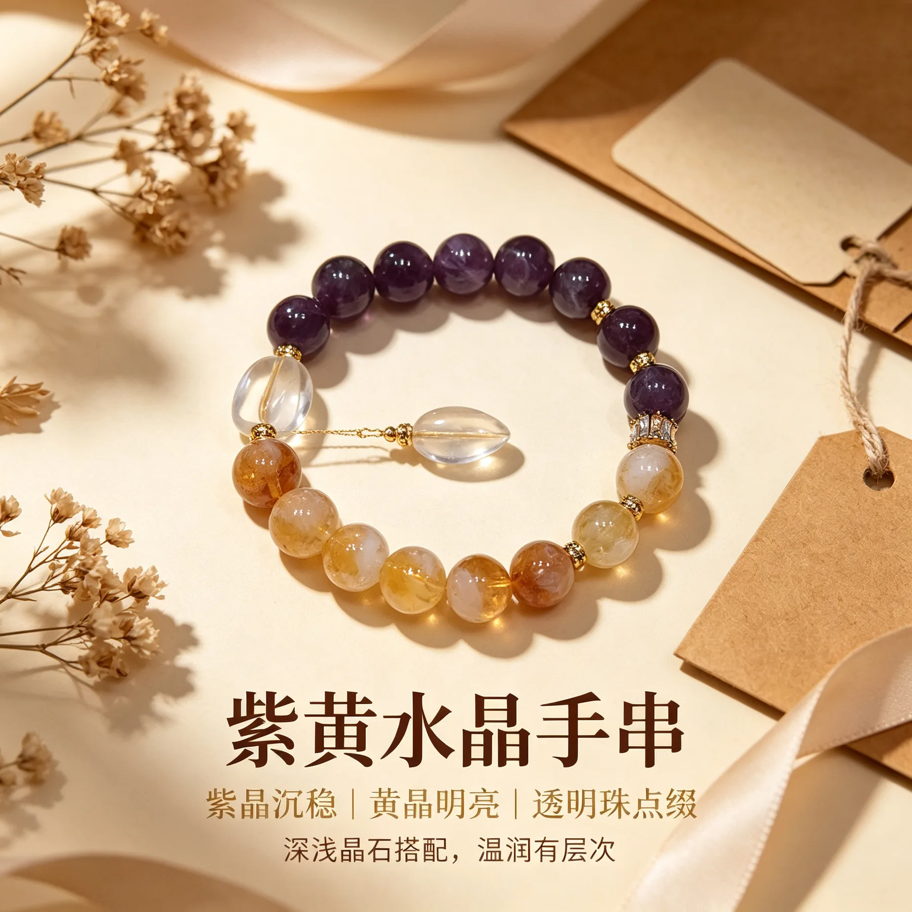 紫黄晶 · 智禄串 详情大图 2