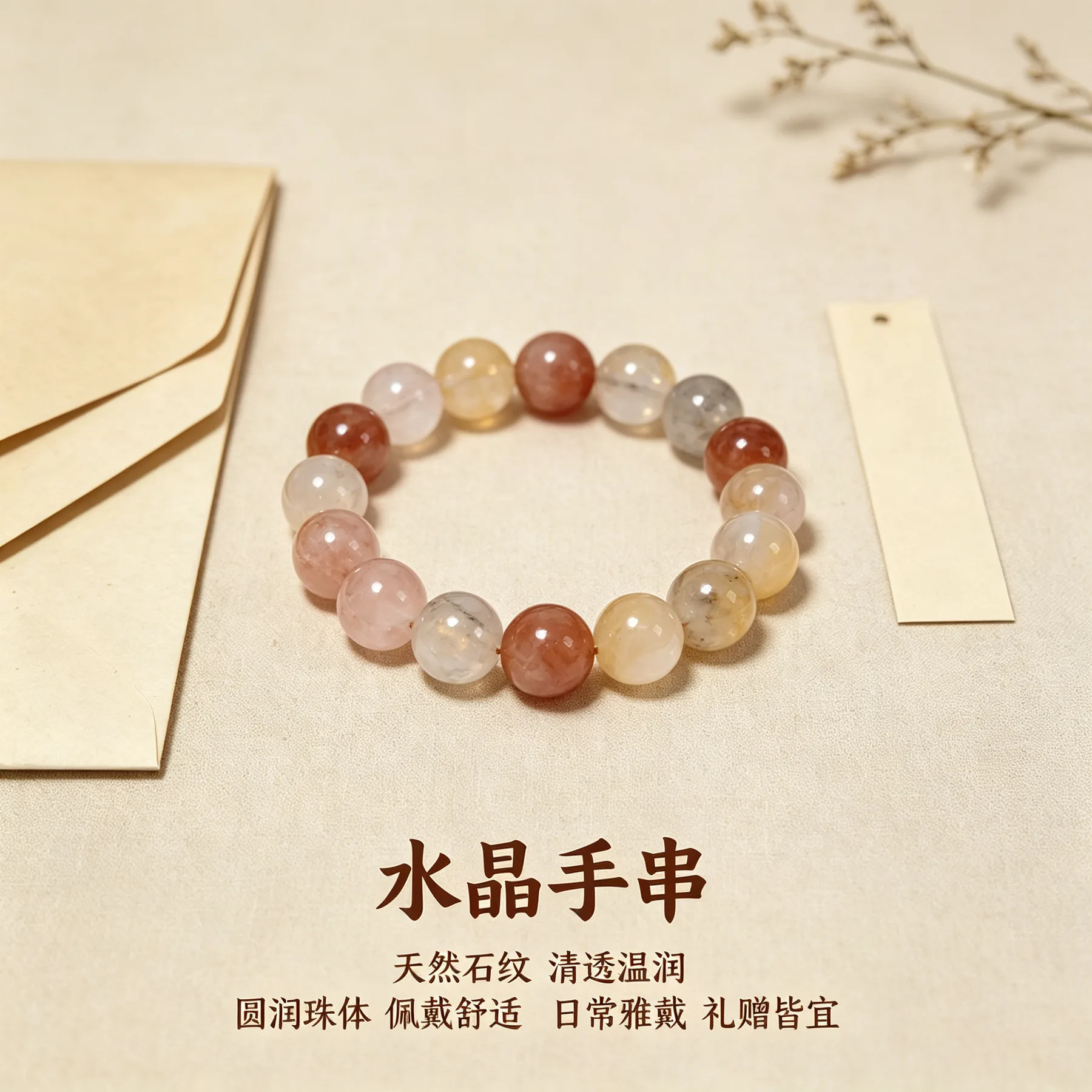多宝水晶串 · 五行平衡 详情大图 2