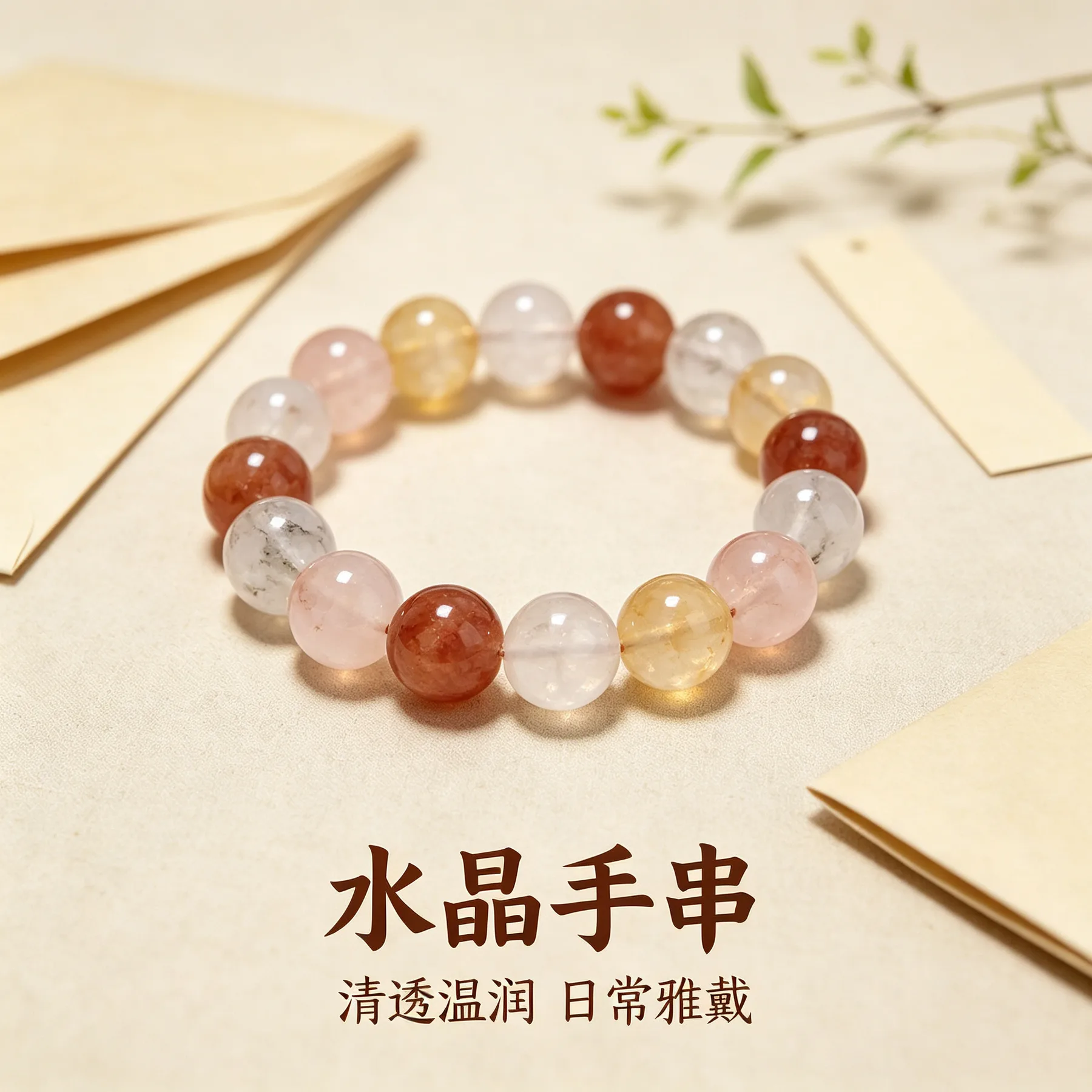 多宝水晶串 · 五行平衡