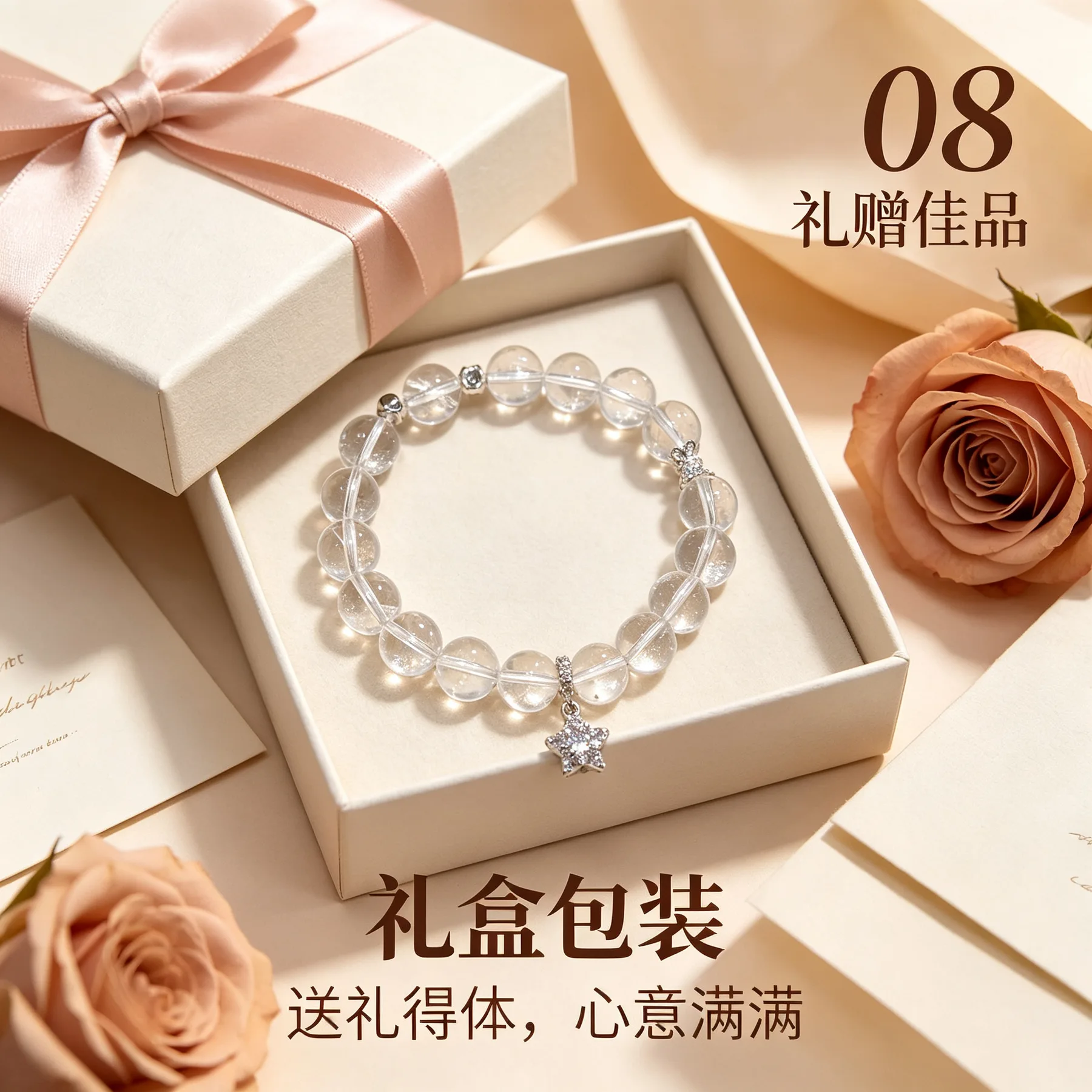 白水晶 · 星芒串 详情大图 10