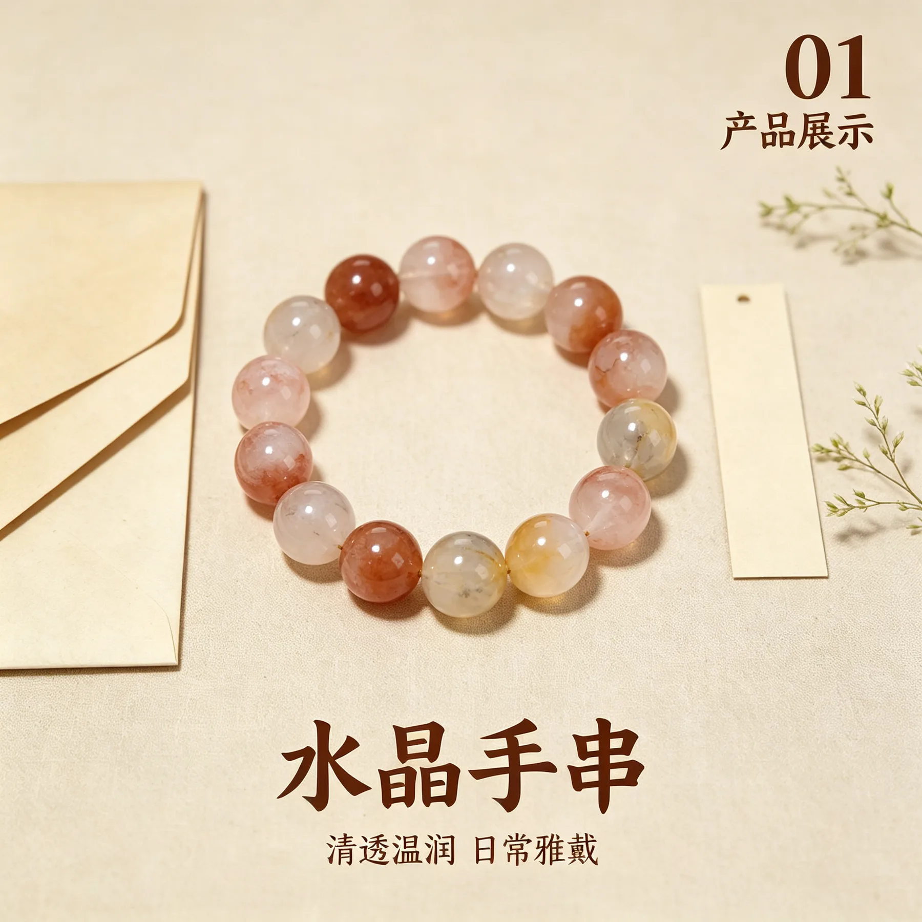 多宝水晶串 · 五行平衡 详情大图 3
