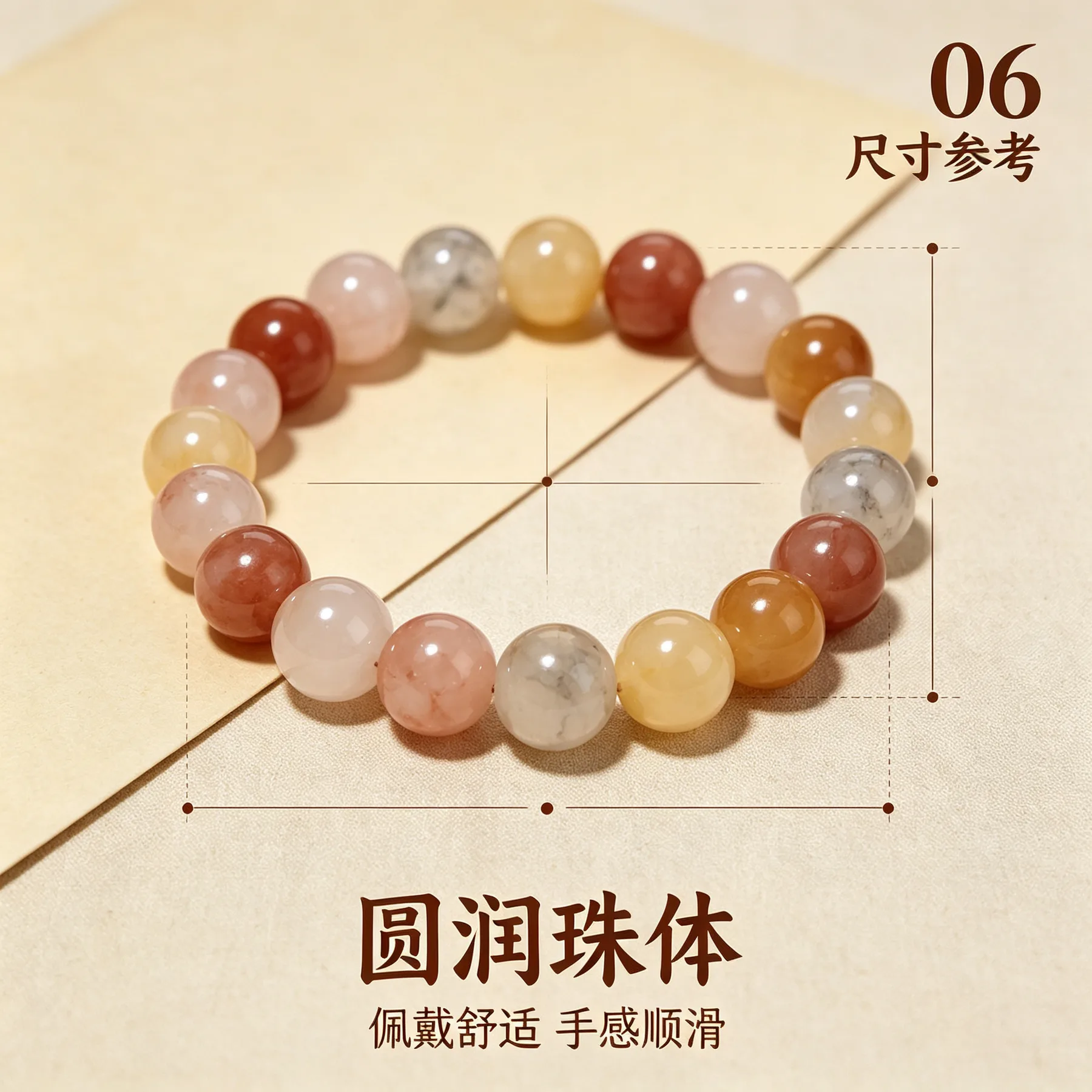 多宝水晶串 · 五行平衡 详情大图 8