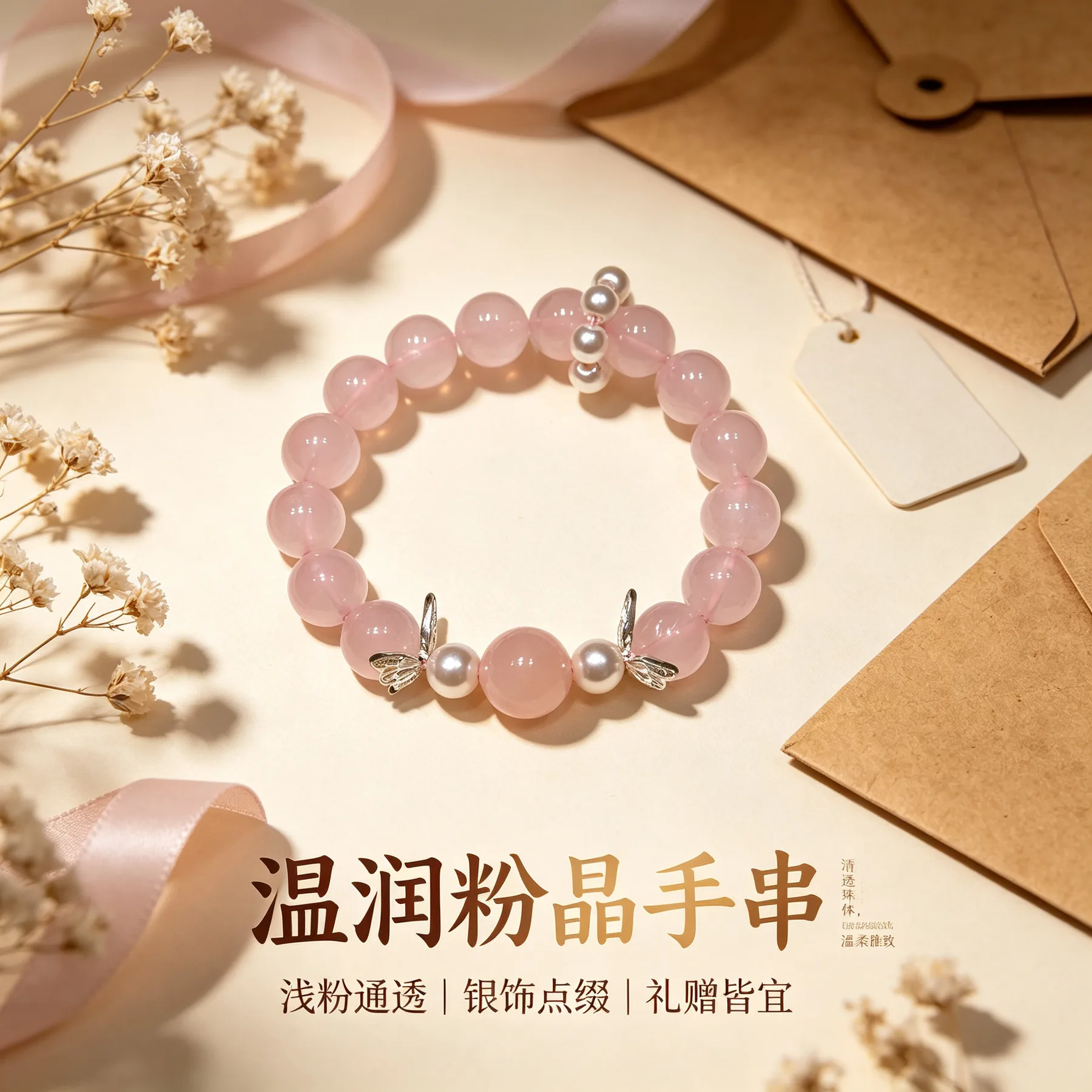 粉晶 · 蝶韵串 详情大图 2