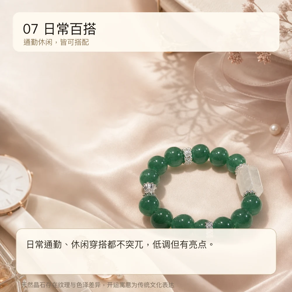 绿草莓晶 · 灵秀桶珠串 详情大图 9